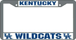 Kentucky Wildcats Team 2026 License Plate Frame for College Sports Fans
