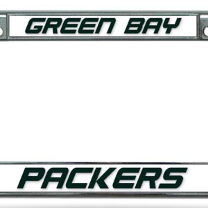 Green Bay Packers Team 2026 License Plate Frame for Football Fans