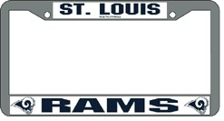 Los Angeles Rams St. Louis Throwback Design License Plate Frame for Football Fans