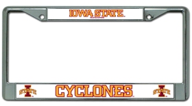 Iowa State Cyclones Team 2026 License Plate Frame for College Sports Fans