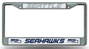 Seattle Seahawks Team 2026 License Plate Frame for Football Fans