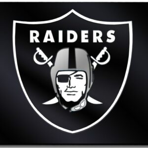 Las Vegas Raiders Black 2026 License Plate Frame for Football Fans