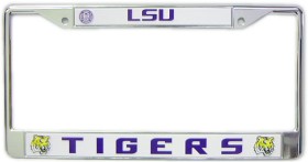 LSU Tigers Team 2026 License Plate Frame for College Sports Fans