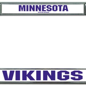Minnesota Vikings Team 2026 License Plate Frame for Football Fans