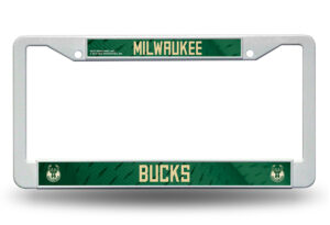 Milwaukee Bucks Team 2026 License Plate Frame for Basketball Fans