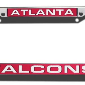 Atlanta Falcons Team 2026 License Plate Frame for Football Fans