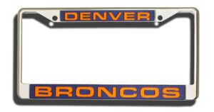 Denver Broncos Team 2026 License Plate Frame for Football Fans