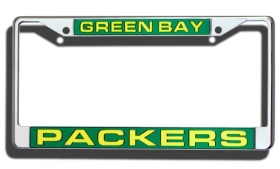 Green Bay Packers Team 2026 License Plate Frame for Football Fans