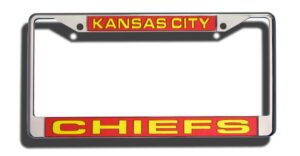 Kansas City Chiefs Team 2026 License Plate Frame for Football Fans