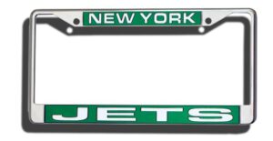New York Jets Team 2026 License Plate Frame for Football Fans