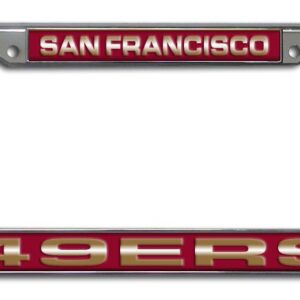San Francisco 49ers Team 2026 License Plate Frame for Football Fans