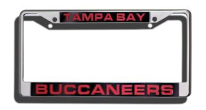 Tampa Bay Buccaneers Team 2026 License Plate Frame for Football Fans