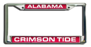 Alabama Crimson Tide Team 2026 License Plate Frame for College Sports Fans