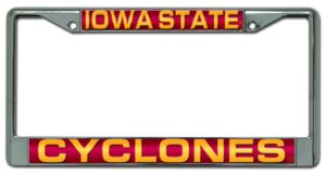 Iowa State Cyclones Team 2026 License Plate Frame for College Sports Fans