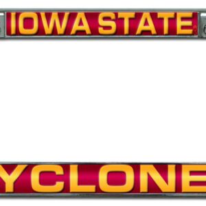 Iowa State Cyclones Team 2026 License Plate Frame for College Sports Fans