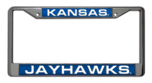 Kansas Jayhawks Team 2026 License Plate Frame for College Sports Fans