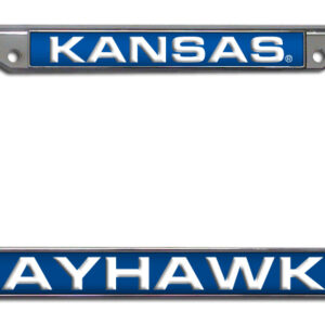 Kansas Jayhawks Team 2026 License Plate Frame for College Sports Fans