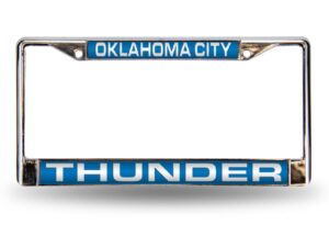 Oklahoma City Thunder Blue 2026 License Plate Frame Frame for Basketball Fans