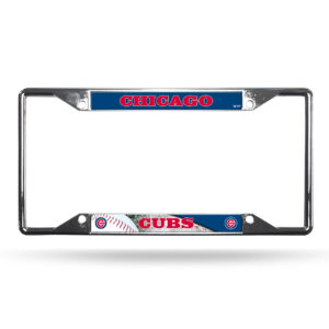 Chicago Cubs Team 2026 License Plate Frame for Baseball Fans