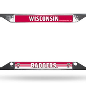 Wisconsin Badgers Team 2026 License Plate Frame for College Sports Fans