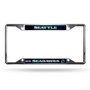 Seattle Seahawks Team 2026 License Plate Frame for Football Fans