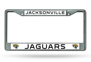 Jacksonville Jaguars Team 2026 License Plate Frame for Football Fans