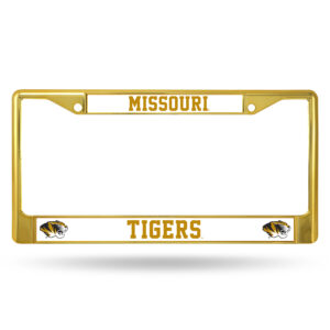 Missouri Tigers Golden Yellow 2026 License Plate Frame Frame for College Sports Fans