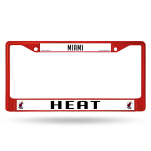 Miami Heat Red 2026 License Plate Frame Frame for Basketball Fans