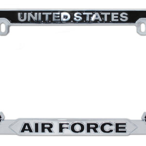U.S. Air Force Black 2026 License Plate Frame