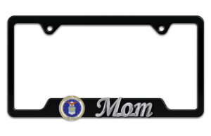 Air Force Mom Black 2026 License Plate Frame
