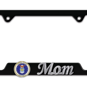 Air Force Mom Black 2026 License Plate Frame