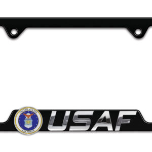 Air Force USAF Black 2026 License Plate Frame