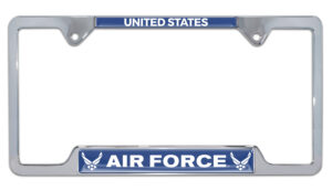Full-Color US Air Force Open 2026 License Plate Frame
