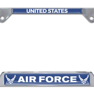 Full-Color US Air Force Open 2026 License Plate Frame