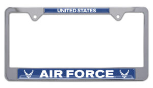 Full-Color US Air Force 2026 License Plate Frame