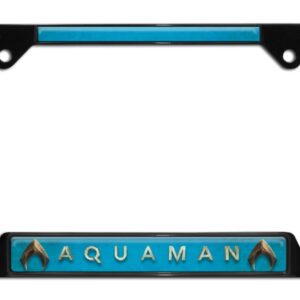 Aquaman Black Open 2026 License Plate Frame