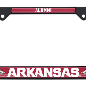 Arkansas Alumni Black 2026 License Plate Frame