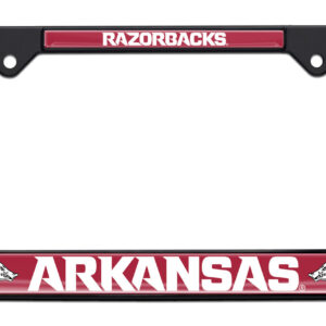 Arkansas Razorbacks Black 2026 License Plate Frame