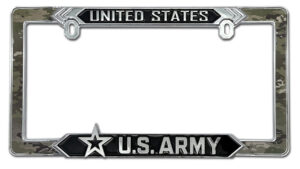 U.S. Army 2026 License Plate Frame