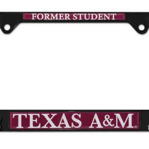 Texas AAndM Alumni Black 2026 License Plate Frame