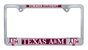 Texas AAndM Alumni 2026 License Plate Frame