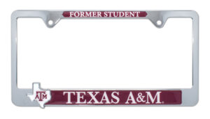 Texas AAndM Alumni Texas 2026 License Plate Frame