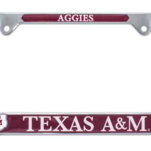Texas AAndM Aggies Texas 2026 License Plate Frame
