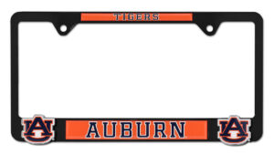 Auburn Tigers Black 2026 License Plate Frame