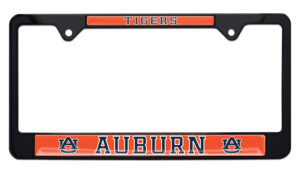 Auburn Tigers Black 2026 License Plate Frame