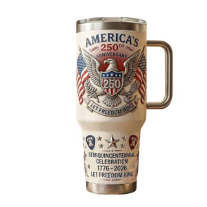 America 250th Anniversary Freedom 1775-2026 Celebration Tumbler