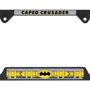 Batman Belt Open Corners Black 2026 License Plate Frame