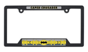 Batman Belt Open Corners Black 2026 License Plate Frame