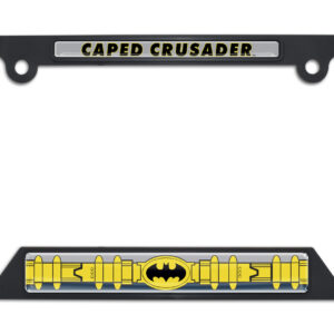 Batman Belt Open Corners Black 2026 License Plate Frame