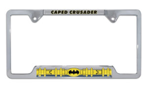Batman Belt Open Corners 2026 License Plate Frame